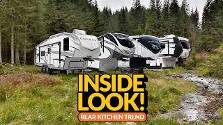 5 Incredible Rear Kitchen Layouts  RV Buying Guide [upl. by Pillyhp445]