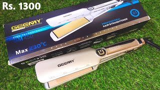 Best Hair Straightener In 2024  Hair Straightener Under 1500  Geemy Hair Straightener [upl. by Melodie]