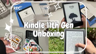 Kindle Basic 11th Gen Unboxing Setting and Decorate [upl. by Elocen]