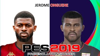 JÉRÔME ONGUÉNÉ  PES 201920202021  FACE BUILD amp STATS [upl. by Ferullo]