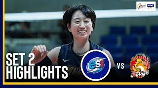 EST vs KURASHIKI  SET 2 GAME HIGHLIGHTS  2024 PVL INVITATIONAL CONFERENCE  September 12 2024 [upl. by Ahsiakal]