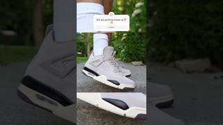 Jordan 4 “Fossil Stone” EARLY LOOK amp ONFOOT waveyreacts jordan4 amamaniere hype snkrs [upl. by Xila]