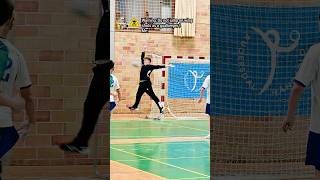 😬 Jumping handballskills handballgoalkeeper handball handballplayer skills jump athlete [upl. by Abbub]