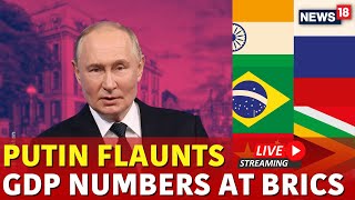 BRICS Summit 2024 Live  Vladmiri Putin Speech At BRICS Summit Live  Russia News  News18  N18G [upl. by Ainessey]