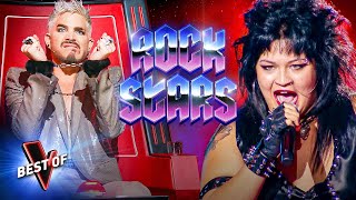 Sensational ROCK STARS Smashing the Blind Auditions of The Voice [upl. by Sito]