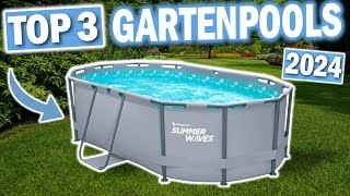 GARTEN POOLS Die 3 Besten Modelle 2024 [upl. by Mahgem]