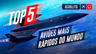 TOP 5 aviões MILITARES mais rápidos EP748 [upl. by Depoliti495]