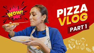 Pizza Vlog  Part 1  Mimi Chakraborty Creations [upl. by Schoenburg]