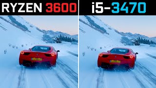 RYZEN 5 3600 vs i53470 Test in 10 New Games [upl. by Nuris]