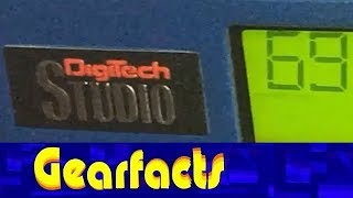 Digitech Studio Quad four Rack effects processor demo [upl. by Rowell]