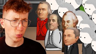 Patterrz Reacts to quotThe American Revolution  OverSimplifiedquot [upl. by Newnorb602]