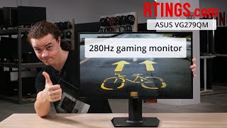 ASUS VG279QM Review 2020 – Worlds First 280Hz Gaming Monitor [upl. by Ahgem]