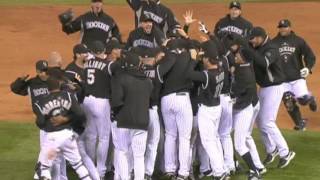 Great Moments in Rockies History Rockies Sweep Phillies in 2007 NLDS [upl. by Steck453]