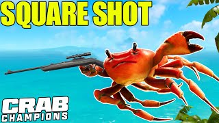 Turning The Sniper Into A SHRAPNEL LAUNCHER  Crab Champions Gameplay [upl. by Ardiekal]