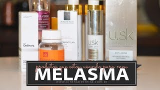 Produtos que usei para clarear o melasma  Por Cinthia Ferreira [upl. by Sugar200]