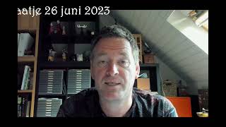 Weerbericht 26 juni 2023 [upl. by Eicyal]