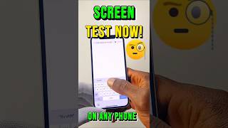 Simple Method to Check Any Phone Screen  Try it Yourself diy tricks tips help android iphone [upl. by Brianna]