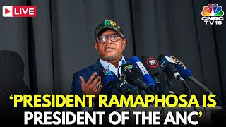 South Africa Elections LIVE ANC Press Conference LIVE  ANCs Fikile Mbalula Briefs Media  N18G [upl. by Zurheide]