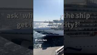 Cruise ships can LITERALLY plug in to the power grid in 2024 shorts cruisenews [upl. by Craw789]