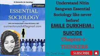 CHAPTER 4 Essential Sociology Nitin Sangwan What is SuicideEmile DurkheimSocial Facts [upl. by Orofselet760]