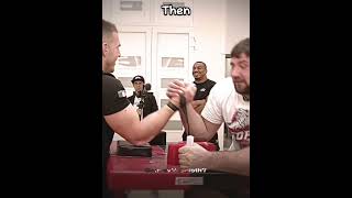 Ermes Gasparini vs Vitaly Laletin Then vs Now 🦾🥶 armwrestling ermesgasparini shortsvideo [upl. by Foley947]