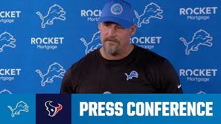 Dan Campbell postgame media availability  2024 Week 10 Lions at Texans [upl. by Lyrak125]