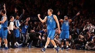 Dirk Nowitzki Rattles in the Buzzer Beater to Beat the Knicks [upl. by Aleuqahs]