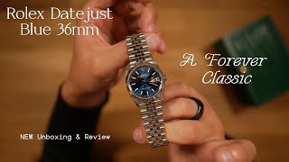 Rolex Datejust 36mm 126234  2024 Unboxing and Review [upl. by Ennael]