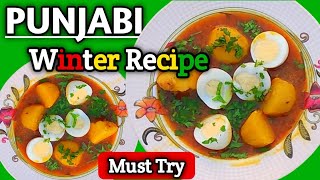 Famous Winter Punjabi Recipe  Must Try Muslimahe1n421 [upl. by Arot638]