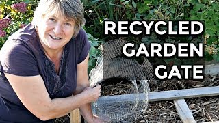 Garden Gate From Recycled Materials Part 1 2018 [upl. by Acilef]