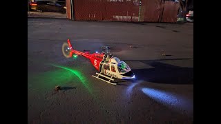 Bell 206 Scale RC Helicopter Navigation and Strobe Lights [upl. by Ygief544]