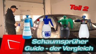 Die besten Schaumsprüher  Gloria FM10 Meister Solo VarioFoam Alta Foam 2000 im Vergleich Teil 2 [upl. by Grier]