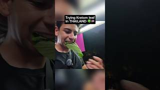 I Tried KRATOM Leaf in Thailand 🍃🇹🇭 [upl. by Burchett]