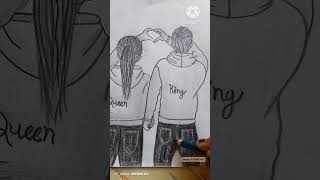 Romantic copal pencil drawing ♥️😍🥰🤩 [upl. by Alleuqcaj244]