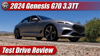 2024 Genesis G70 Sport Prestige RWD Test Drive Review [upl. by Phares]