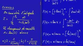 Changement de variable Intégration QCM 2 httpwwwmathsprofessorcom [upl. by Nonnahsed]