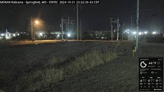 MOKAN Railcams Springfield Missouri BNSF Thayer North Subdivision MP 20470 RECURRENT STREAM [upl. by Ylesara]