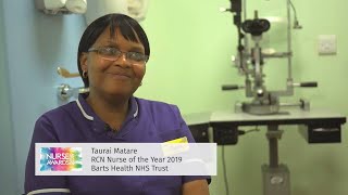 RCN Nurse of the Year 2019 Taurai Matare [upl. by Enihsnus621]