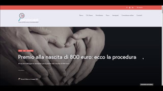 Bonus mamma futura di 800 euro o premio di natalità ecco come fare domanda online [upl. by Enilekcaj]