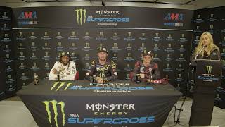 250SX Press Conference Round 5 – Glendale 2022 [upl. by Ahsad]