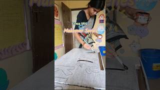 Class UKG Makeover Series Episode 02🩷 shorts school art painting decor class drawing vlog [upl. by Raual]