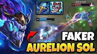 T1 Faker Aurelion Sol vs Yasuo  MID  Korea Grandmaster Patch 143 ✅ [upl. by Shushan]