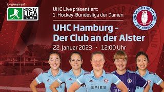 UHC Live  UHC vs DCADA  1 Damen Hockey Bundesliga  22012023  1200 h [upl. by Naasar735]