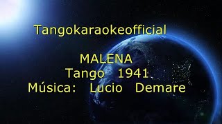 MALENA  TANGO KARAOKE OFFICIAL [upl. by Winograd]