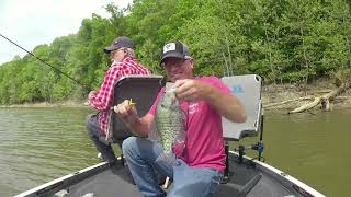 Crappie fishing with Dad using bobbers May 2023 [upl. by Nilla]