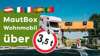 Maut über 35 Tonnen  Mautbox für Österreich Italien Frankreich Spanien [upl. by Nivri]