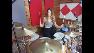 RUSH  LIMELIGHT  DRUM COVER by CHIARA COTUGNO [upl. by Anuait894]