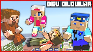 ŞEHİRDEKİ HERKES DEV OLDU 😱  Minecraft [upl. by Fedora]