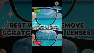 Best Way to Remove Scratches from Eyeglasses and Sunglasses Lenses Using Venigershorts [upl. by Sihon671]