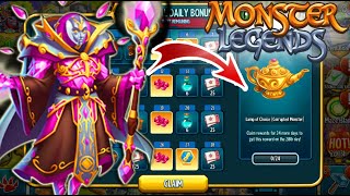 Monster Legends Bonus Daily Egg Lamp  Xandrite Spellbound [upl. by Scharf715]